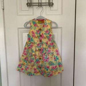 Boutique Floral Toddler Dress and Bloomers